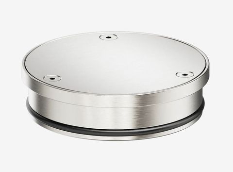 316L Stainless Round Clear Out 100mm Outlet Brushed Nickel