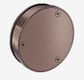 316L Stainless Round Clear Out 100mm Outlet Brushed Bronze