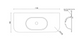 Chloe 1200x500 Silk Matte White Top with Basin