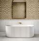 Attica Havana 1500 Gloss White Fluted Bath with Overflow