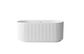 Attica Havana 1500 Gloss White Fluted Bath with Overflow