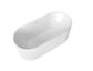 Attica Havana 1500 Gloss White Fluted Bath with Overflow