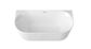 Attica Havana 1500 Gloss White BTW Multi-fit Fluted Bath with Overflow