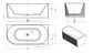 Attica Havana Right Corner 1700 Gloss White Fluted Bath with Overflow
