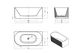 Attica Havana Right Corner 1500 Matte White Fluted Bath with Overflow