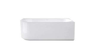Attica Celine Right Corner 1500 Gloss White Bath with Overflow