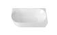 Attica Celine Right Corner 1500 Gloss White Bath with Overflow