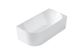 Attica Celine Right Corner 1500 Gloss White Bath with Overflow