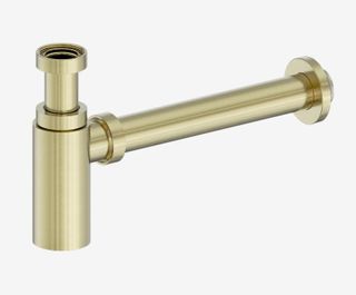 40mm Round Bottle Trap II Brushed Gold