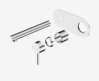Dolce II Wall Basin/Bath Mixer Trim Kits Only Chrome