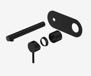 Dolce II Wall Basin/Bath Mixer Trim Kits Only Matte Black
