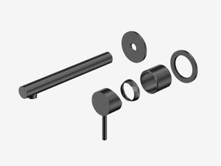 Dolce II Wall Basin/Bath Mixer Separate Back Plate Trim Kits Only Gun Metal