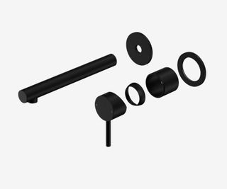 Dolce II Wall Basin/Bath Mixer Separate Back Plate Trim Kits Only Matte Black