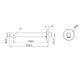 Dolce II Basin/Bath Spout Only Gun Metal