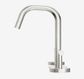 Mecca Lever Basin Set Edge Spout Brushed Nickel