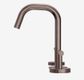 Mecca Lever Basin Set Edge Spout Brushed Bronze