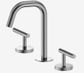 Mecca Lever Basin Set Edge Spout Chrome