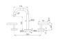 Mecca Lever Basin Set Edge Spout Matte Black