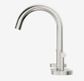 Mecca Lever Basin Set Arc Spout Brushed Nickel