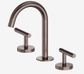 Mecca Lever Basin Set Arc Spout Brushed Bronze