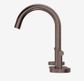 Mecca Lever Basin Set Arc Spout Brushed Bronze