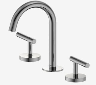 Mecca Lever Basin Set Arc Spout Chrome