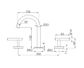 Mecca Lever Basin Set Arc Spout Matte Black