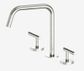 Mecca Lever Bath/Kitchen Set Edge Spout II Brushed Nickel