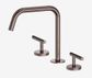 Mecca Lever Bath/Kitchen Set Edge Spout II Brushed Bronze