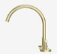 Mecca Lever Bath/Kitchen Set Arc Spout Brushed Gold