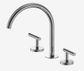Mecca Lever Bath/Kitchen Set Arc Spout Chrome