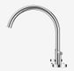 Mecca Lever Bath/Kitchen Set Arc Spout Chrome