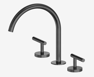 Mecca Lever Bath/Kitchen Set Arc Spout Gun Metal