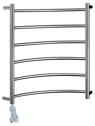 Heated Towel Rail Corner 6 Bar LHP