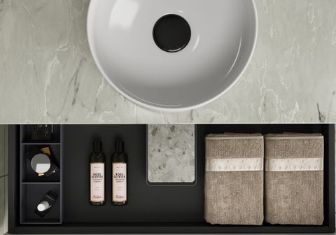 Moreno Wall Hung Vanity Cab Only 1500mm Single