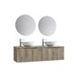 Calder 1500mm Double Wall Hung Vanity Cabinet Only