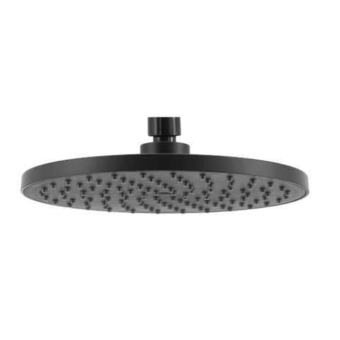 MN ABS ROUND SHOWER HEAD 215MM ELECTROPLATED MATT BLACK