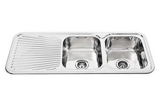 Sink Rnd Cnr 1180 Double Right Hand Bowl