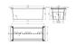 MN Stainless Steel Sink Colander 190x429x144mm