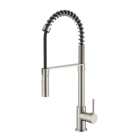KASPER SPRING KITCHEN MIXER PVD BRUSHED NICKEL