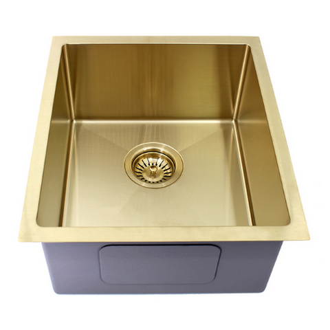 MN PVD Gold Stainless Steel Sink 440x380x200x1.2mm - 26L