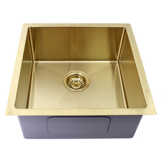 MN PVD Gold Stainless Steel Sink 450x450x200x1.2mm - 31L