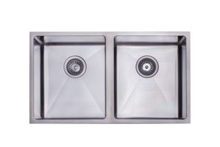 MN Stainless Top or Undermount DOUBLE Sink 760x440x200mm - 26L+26L