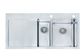 MN 1+1/2 Bowl Stainless Top or Undermnt Sink 1000x510x200/130mm - 7L+26L