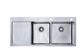 MN 1+3/4 Bowl Stainless Top or Undermnt Sink 1160x510x200/195mm - 23L+31L