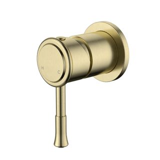 Montpellier Brushed Bronze Small Backplate Shower Mixer Trim Kits Only