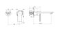Nova Wall Combination Electroplated Brushed Chrome