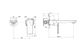 Nova Wall Combination Electroplated Gunmetal