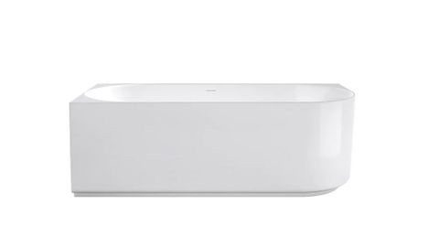 Attica Celine Left Corner 1700 Gloss White Bath with Overflow