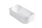 Attica Celine Left Corner 1700 Gloss White Bath with Overflow